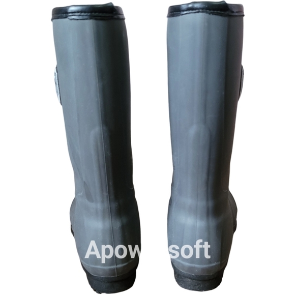 Kamik Jennifer rain boots size 10 grey black - Picture 4 of 6